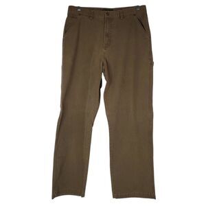 Timberland 36x31 Rindge Washed Canvas Carpenter Pant Olive Vintage (100% Cotton)